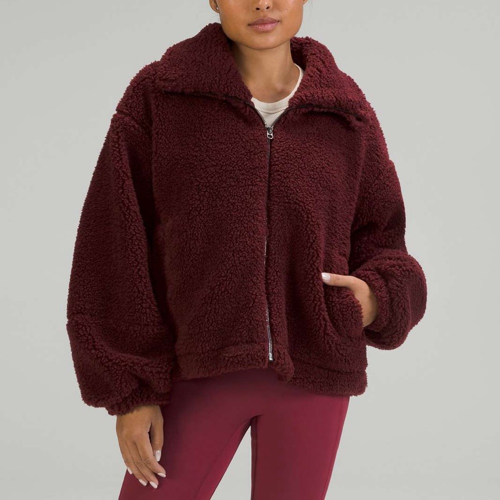 NWT lululemon Cinchable Fleece Zip Up